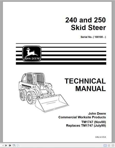 deer 240 skid steer manual|john deere 240 skid steer problems.